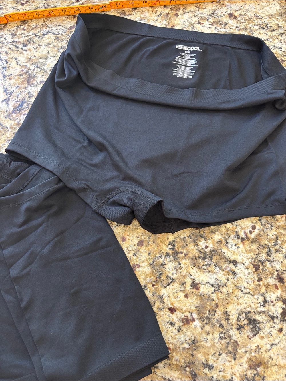 32 Degrees Women's Black Athletic Shorts 3 pack